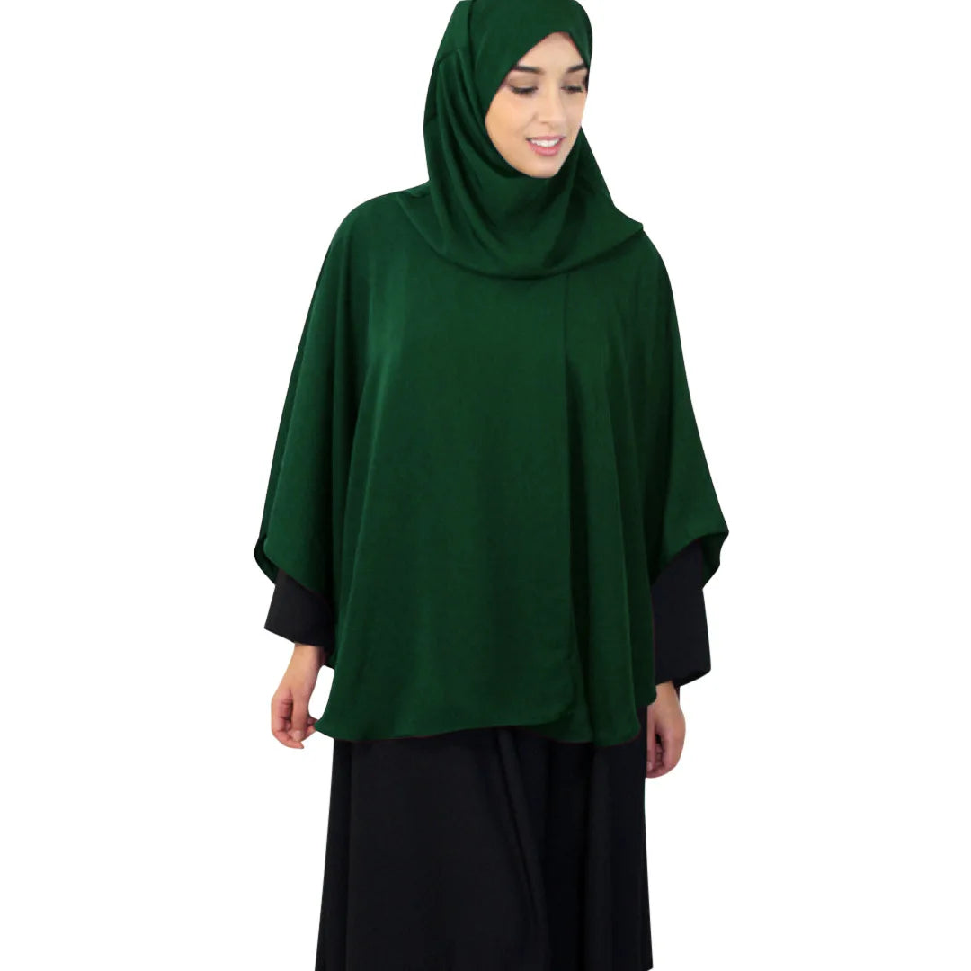 Muslim Hijab Overhead Prayer Dress for Women Islamic Scarf Burka Big Shawls Tops Shirts Ramadan Worship Service