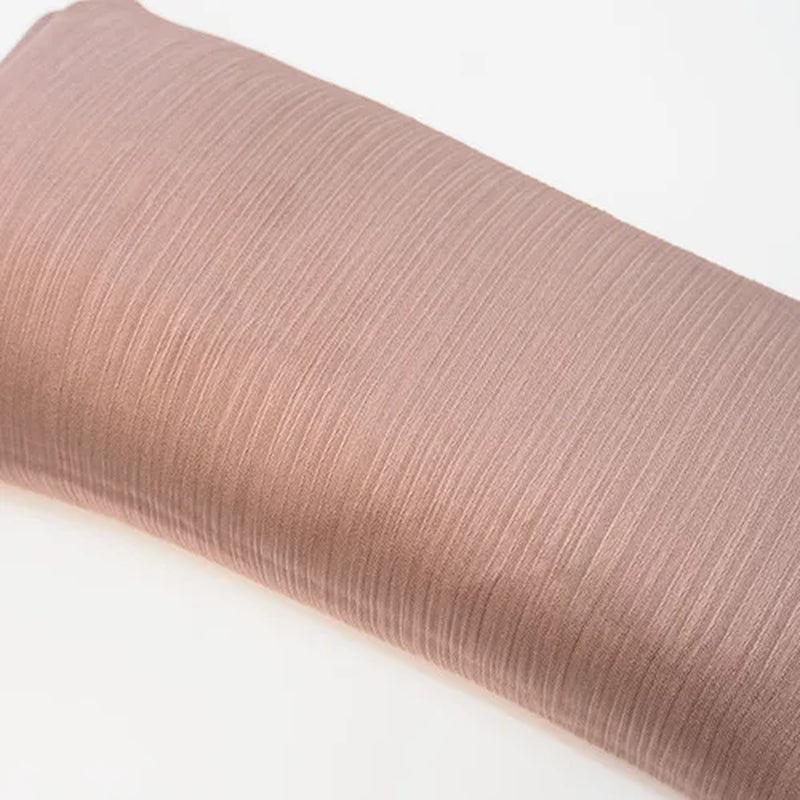 Hot Premium Satin Crinkle Hijab Scarf Chiffon Shawl Plain Muslim Women Hijabs Breathab Islam Women Turban Pleated Scarf Ramadan