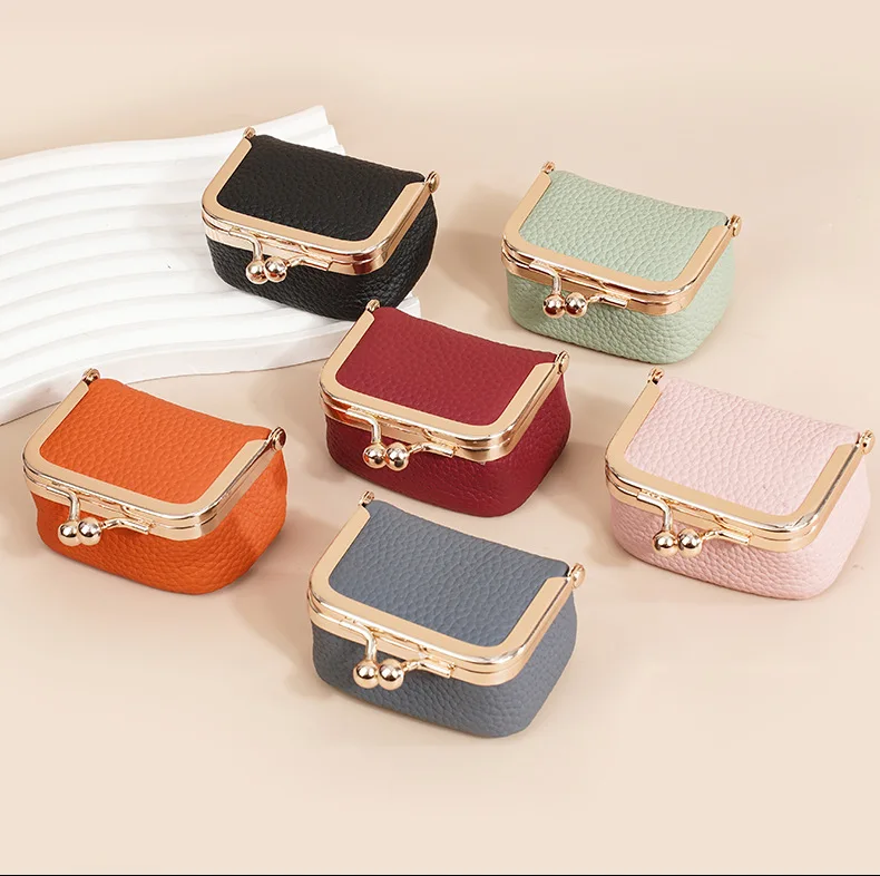 Genuine Leather Mini Jewelry Pouch – Small Bag for Rings, Earrings, Necklace & Coins