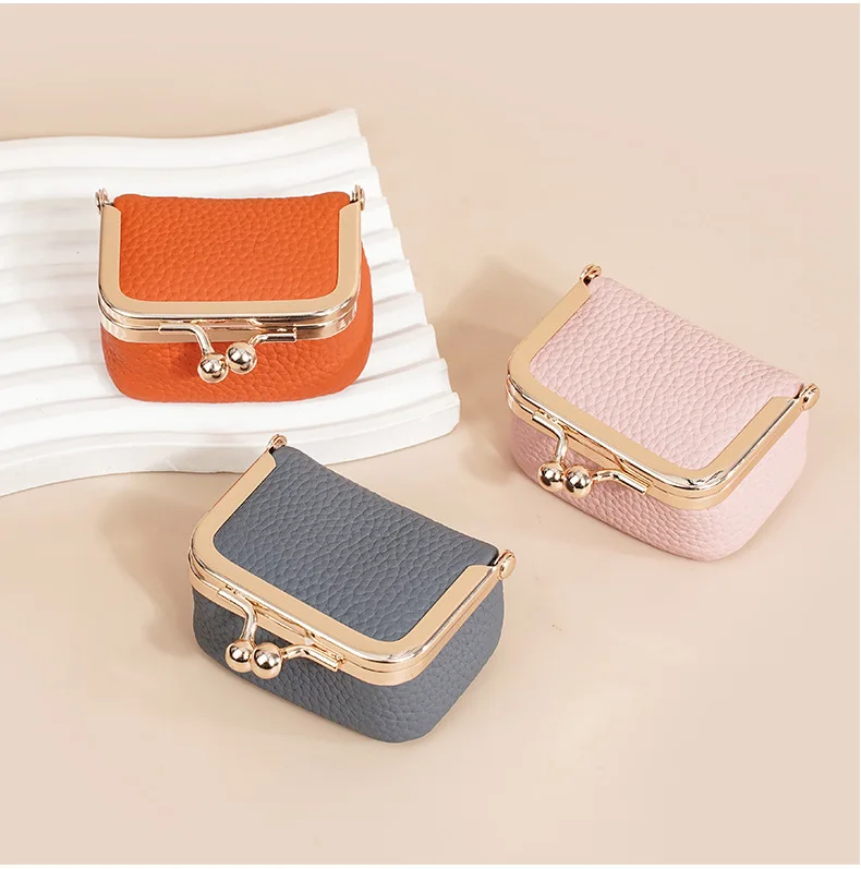 Genuine Leather Mini Jewelry Pouch – Small Bag for Rings, Earrings, Necklace & Coins