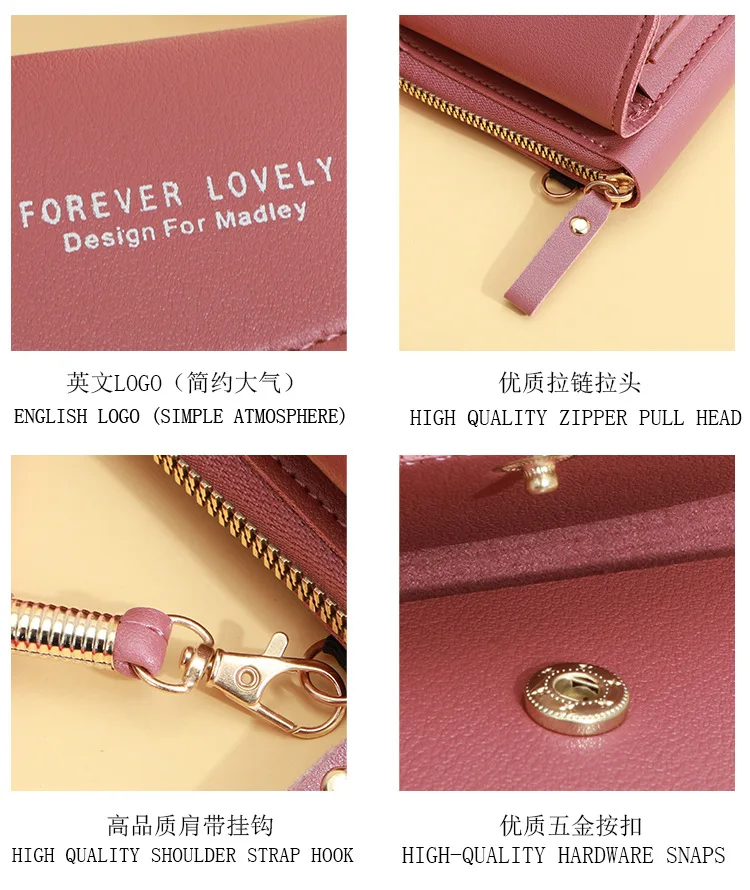 Women’s Mini Crossbody Wallet Bag – Small Shoulder Purse with Phone & Card Holder