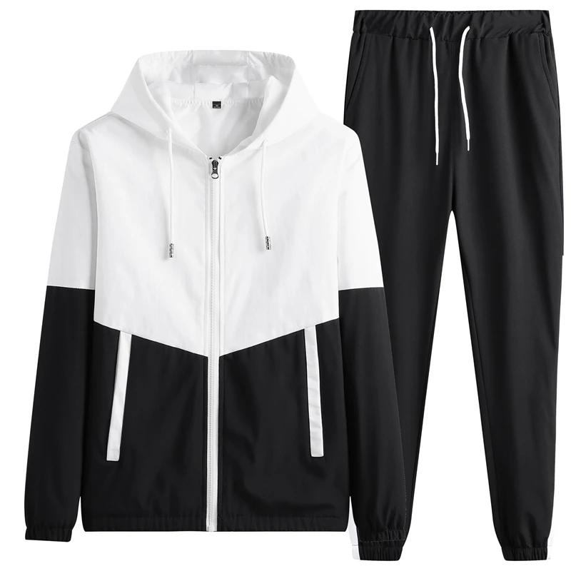 Men’s Tracksuit Set – Hoodie & Jogger Pants Sportswear Outfit (2 Piece)