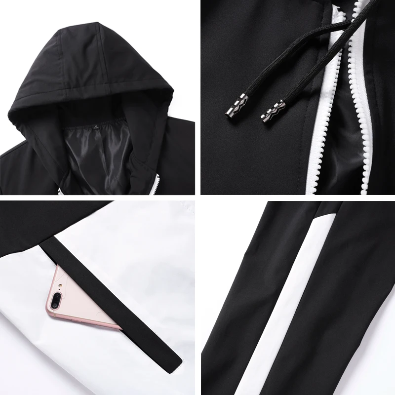 Men’s Tracksuit Set – Hoodie & Jogger Pants Sportswear Outfit (2 Piece)