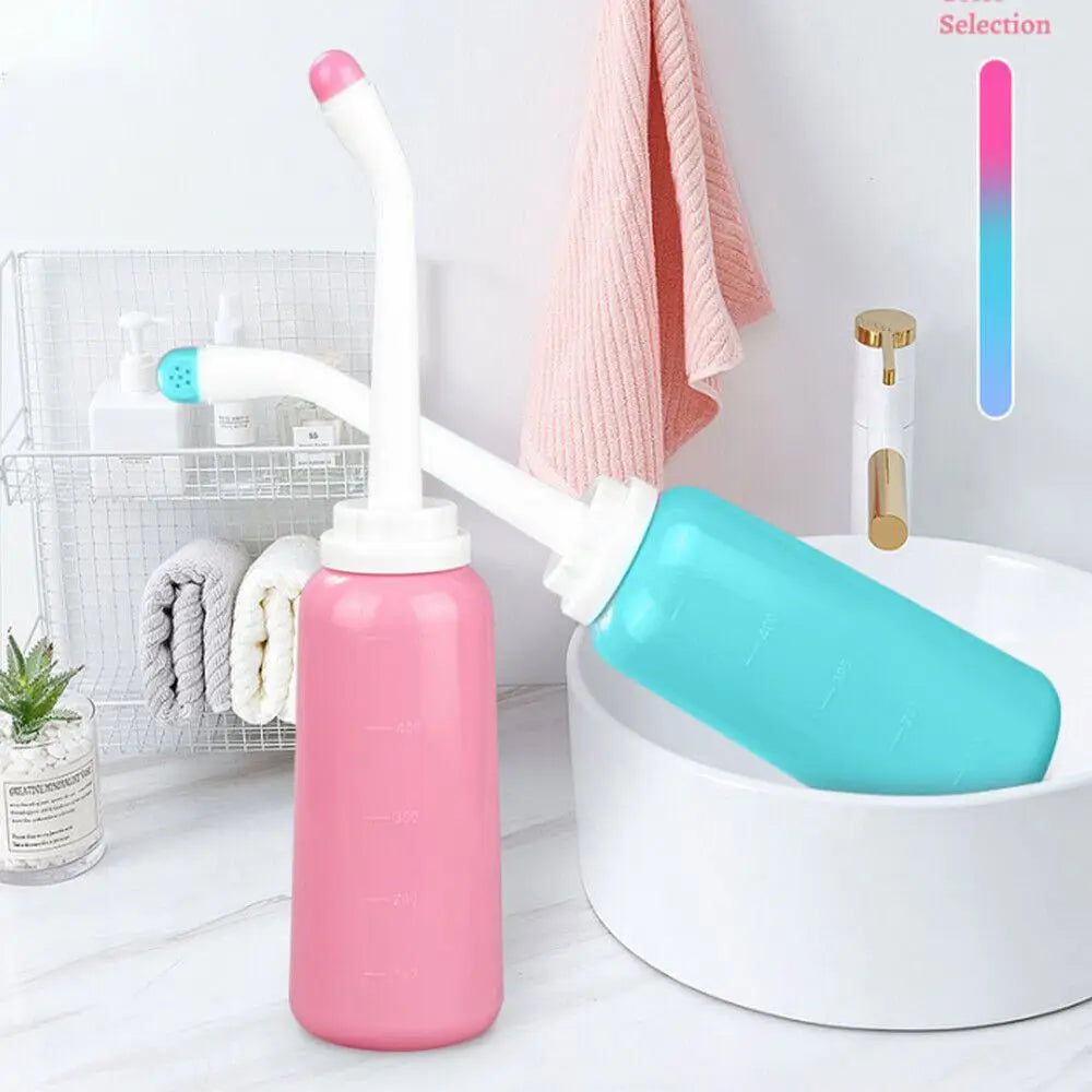 500Ml Portable Bidet Spray Handheld Travel Bidet for Pregnant Women Cleansing Water Washer Bottle