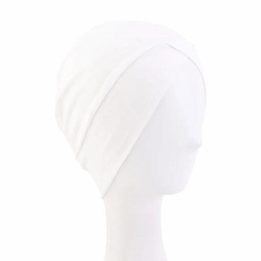 Women Plain Stretch Underscarf Cap Muslim Inner Hijab Caps Islamic Headband Turban Bonnet Musulman Femme Ready to Wear Hijabs