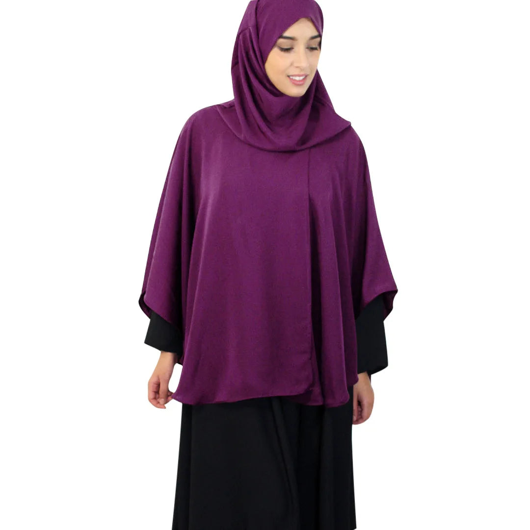 Muslim Hijab Overhead Prayer Dress for Women Islamic Scarf Burka Big Shawls Tops Shirts Ramadan Worship Service