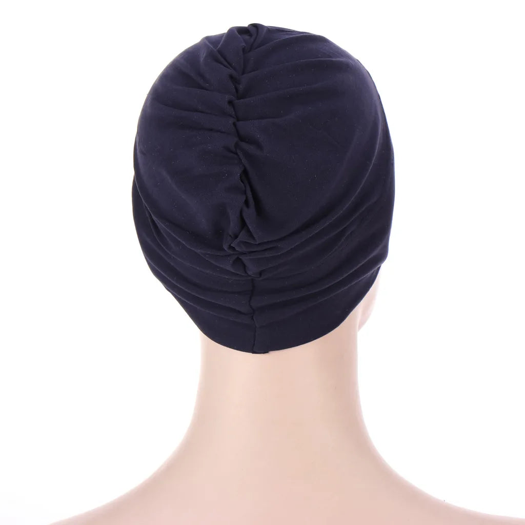 Women’s Plain Stretch Underscarf Cap – Inner Hijab Headband & Bonnet