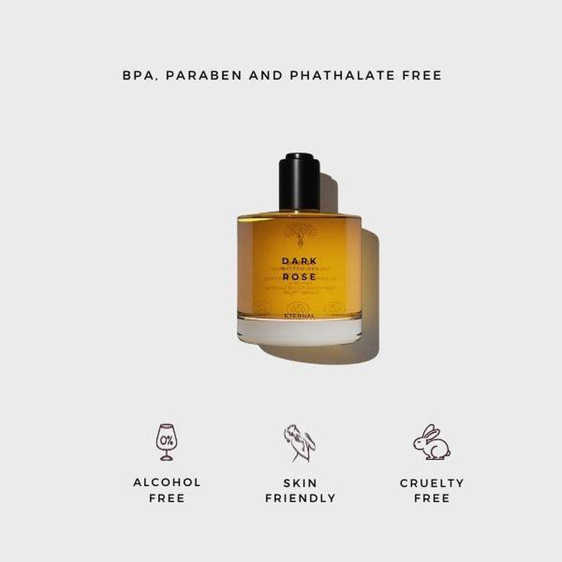 Eternal Perfume Oils – Dark Mysterious Rose Perfume Oil, Deep & Long-Lasting Unisex Scent | 50Ml