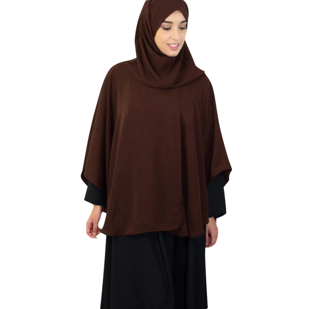 Muslim Hijab Overhead Prayer Dress for Women Islamic Scarf Burka Big Shawls Tops Shirts Ramadan Worship Service