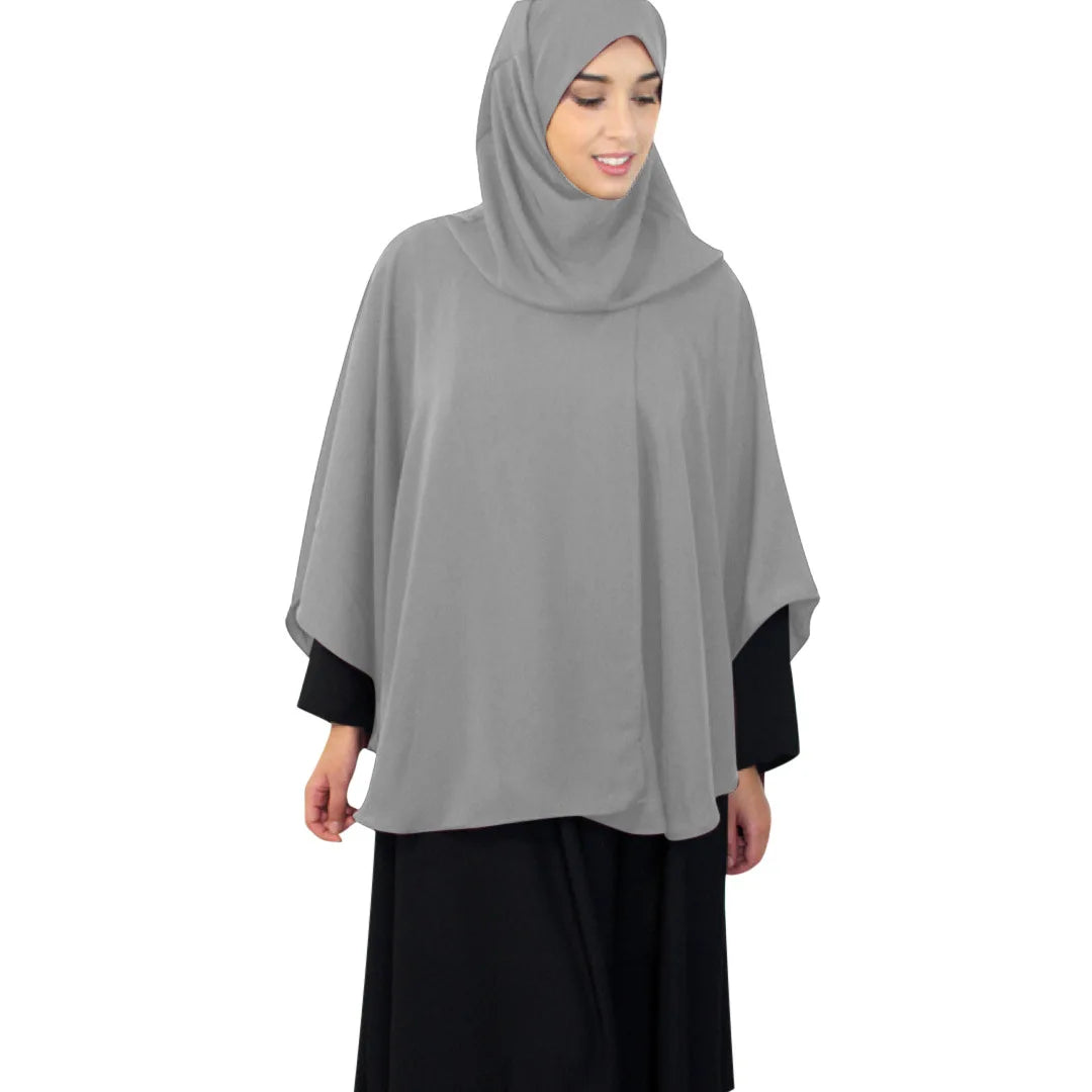 Muslim Hijab Overhead Prayer Dress for Women Islamic Scarf Burka Big Shawls Tops Shirts Ramadan Worship Service
