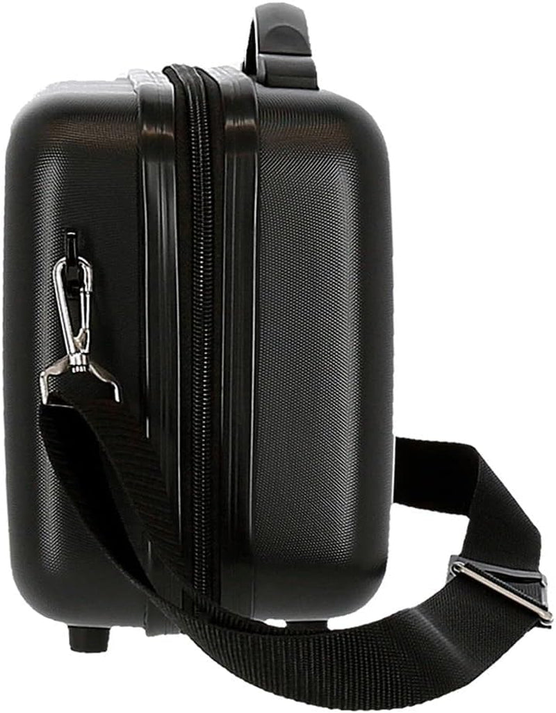 Cambodia Adaptable Toiletry Bag with Shoulder Bag Black 29 X 21 X 15 Cm Rigid ABS 9.14L