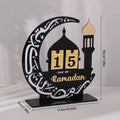 Acrylic Ramadan Countdown Calendar Gifts Day of Ramadan Calendar with Replacing Number 2026 Eid Mubarak Home Decoration Ornament