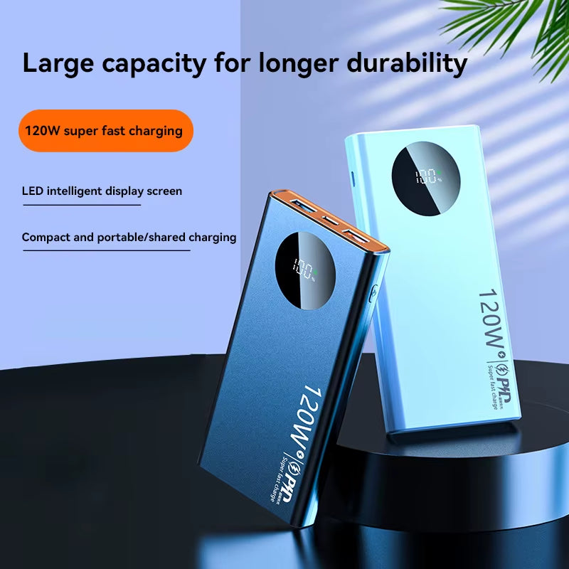 Xiaomi 120W 500000Mah High Capacity Power Bank Fast Charging Powerbank Portable Battery Charger for Iphone Samsung Huawei 2025