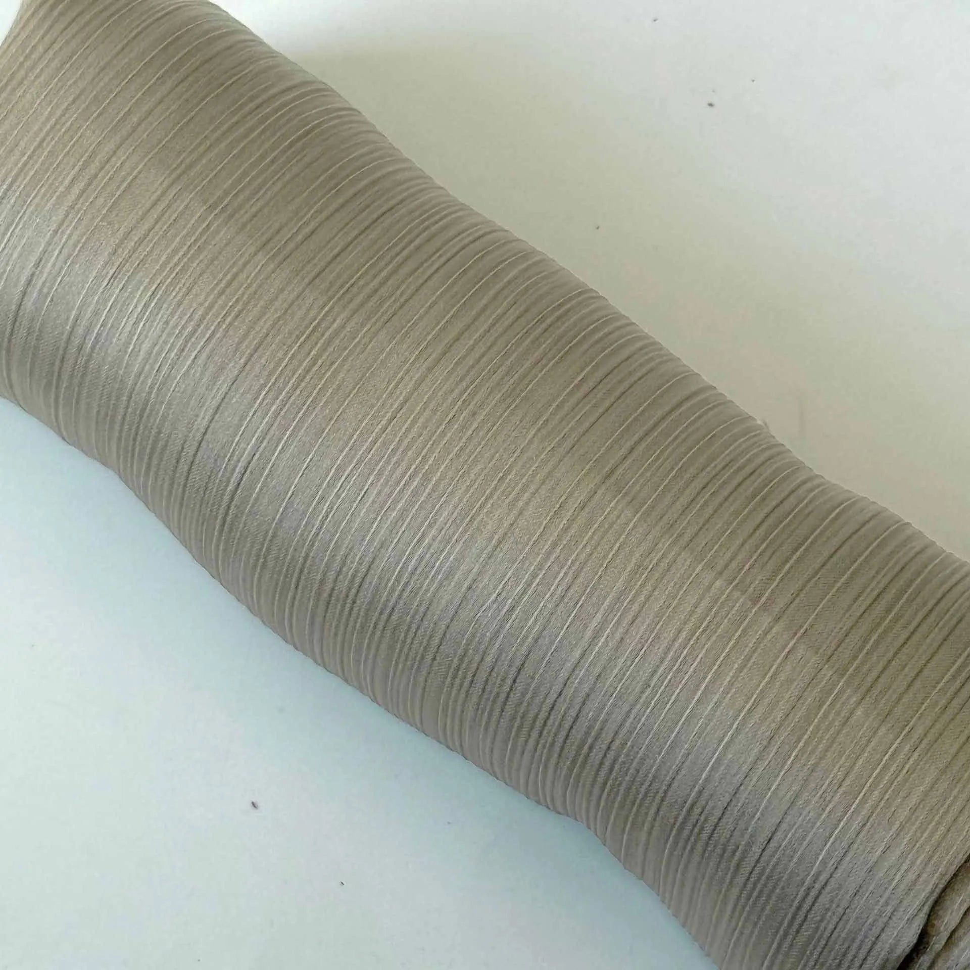 Hot Premium Satin Crinkle Hijab Scarf Chiffon Shawl Plain Muslim Women Hijabs Breathab Islam Women Turban Pleated Scarf Ramadan