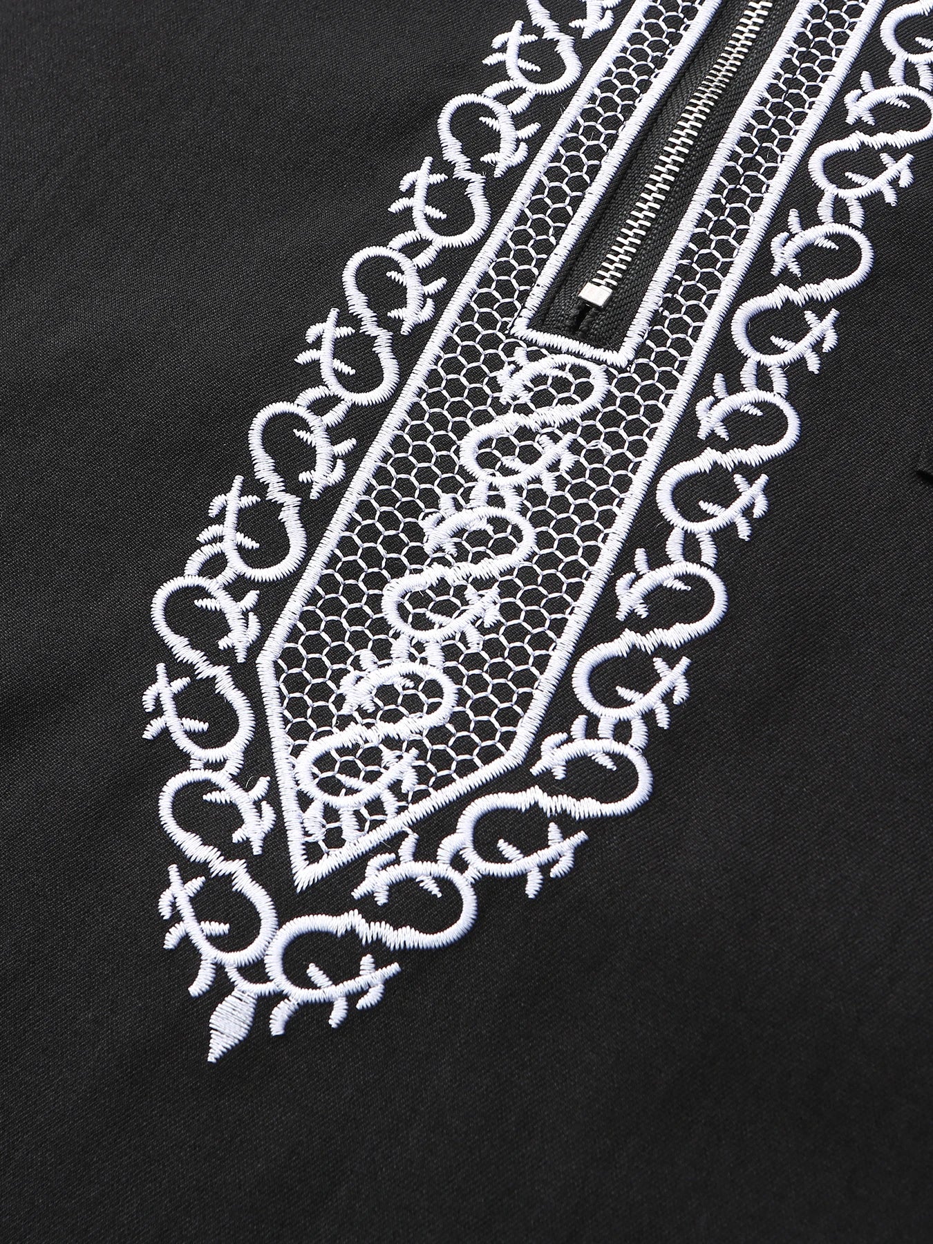 Moroccan Hooded Robe Luxury Men'S Embroidered Long Sleeve Side Pocket Muslim Garment Abaya Middle East Juba Thobe Robe