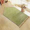 Thickened Printed Prayer Mat Plush with Tassel Flannel Irregular Prayer Mat