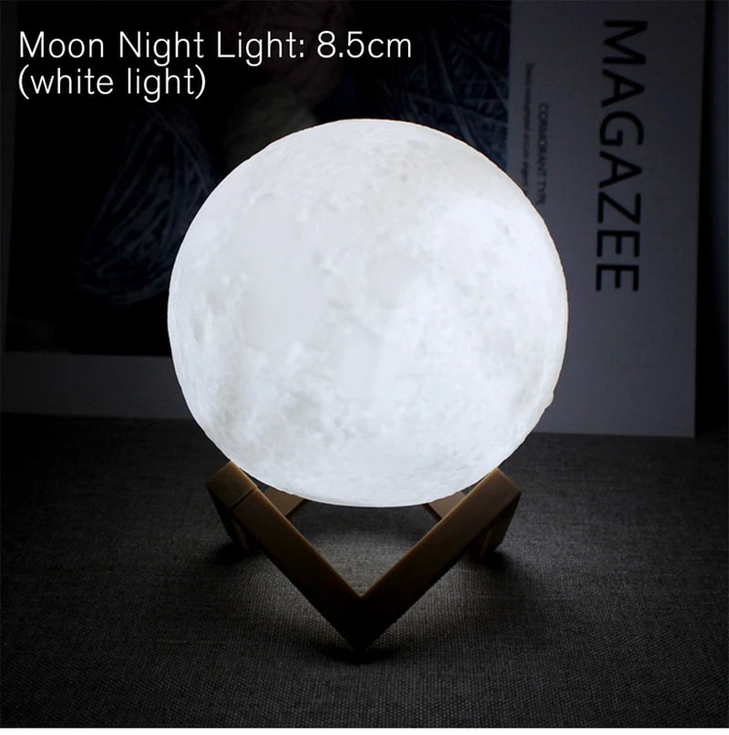 LED Book Light Moon Light Star Lamp DIY Moon Night Light Child Birthday Gift Bedroom Decoration Night Light Atmosphere Lights