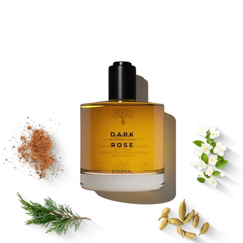 Eternal Perfume Oils – Dark Mysterious Rose Perfume Oil, Deep & Long-Lasting Unisex Scent | 50Ml
