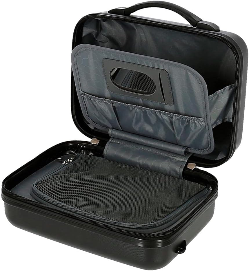 Cambodia Adaptable Toiletry Bag with Shoulder Bag Black 29 X 21 X 15 Cm Rigid ABS 9.14L