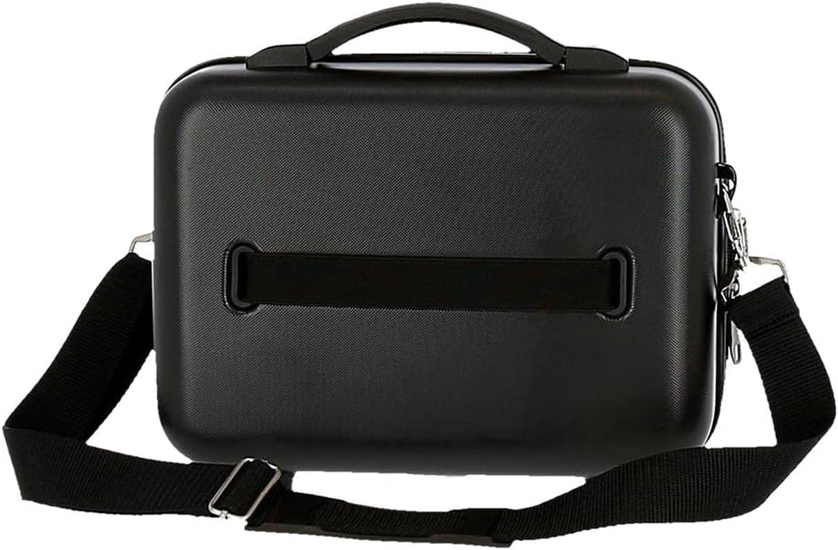 Cambodia Adaptable Toiletry Bag with Shoulder Bag Black 29 X 21 X 15 Cm Rigid ABS 9.14L