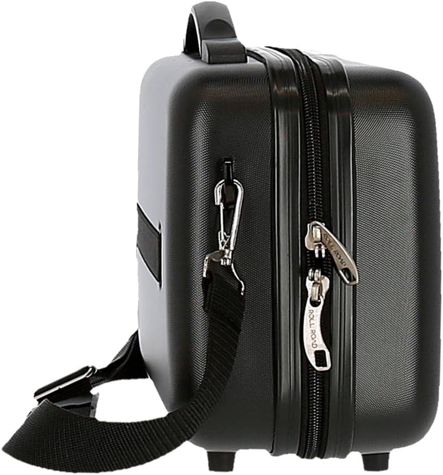 Cambodia Adaptable Toiletry Bag with Shoulder Bag Black 29 X 21 X 15 Cm Rigid ABS 9.14L