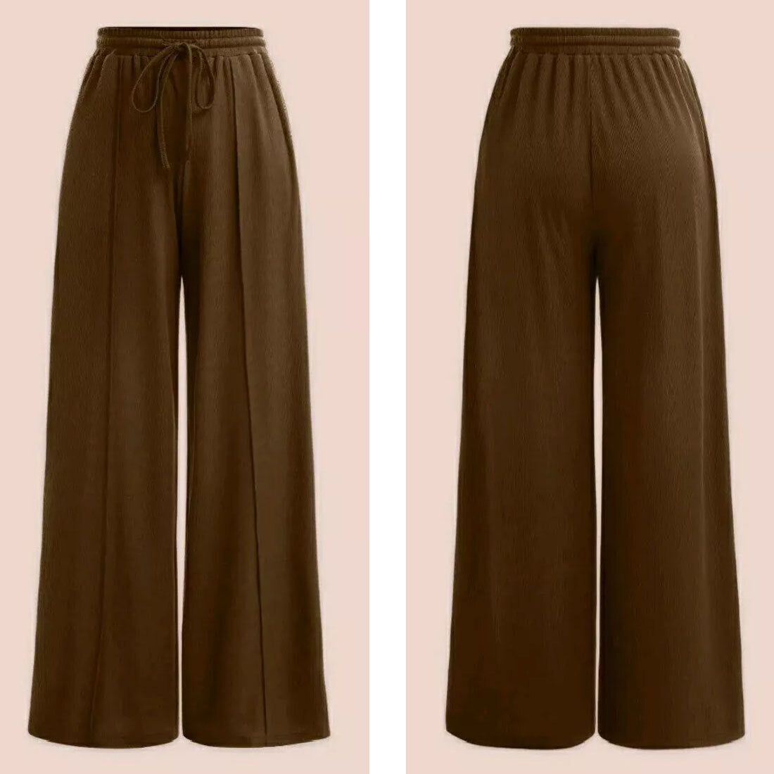 Womens Bodysuit Wide Leg Trouser Set